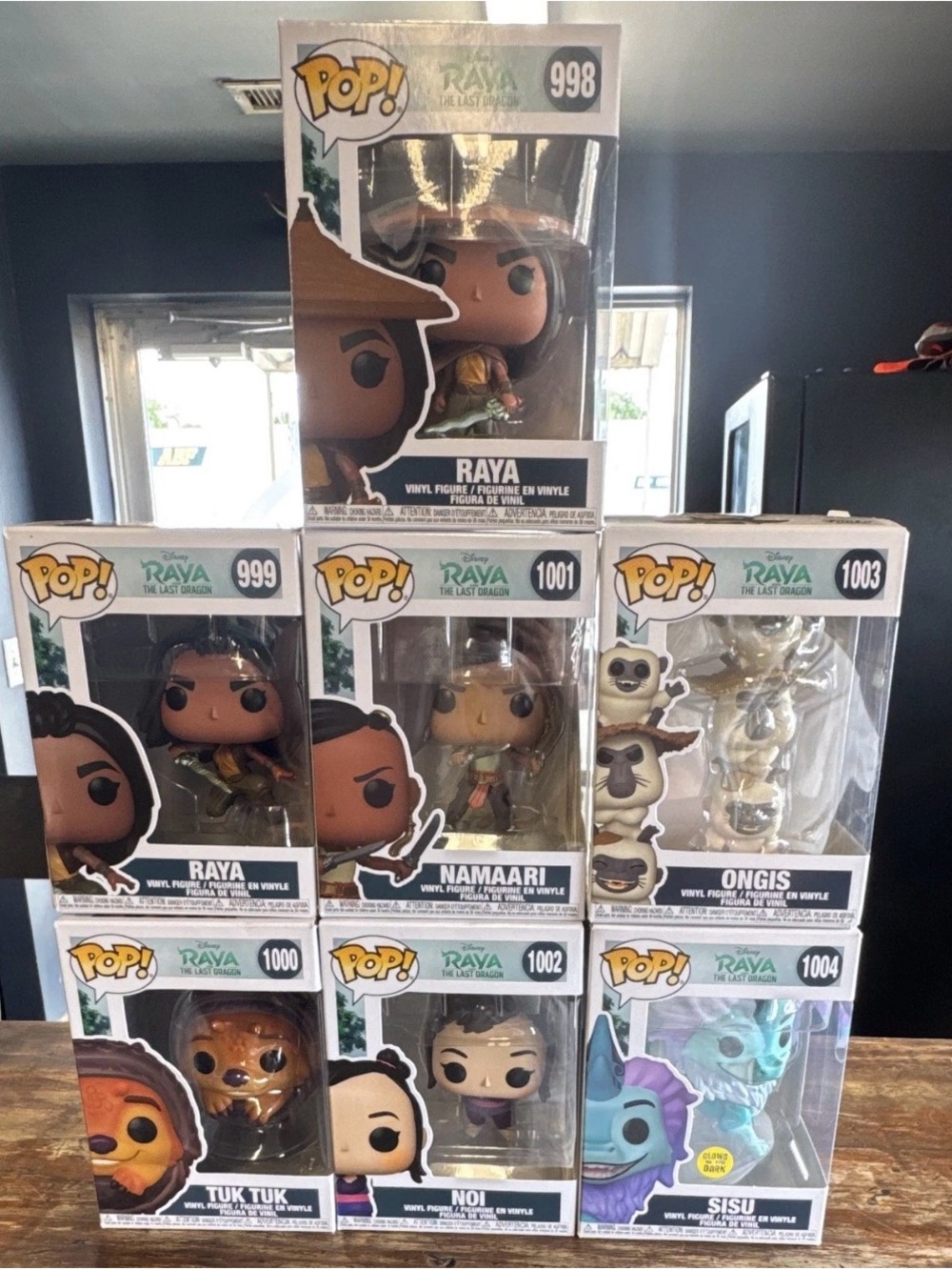 Funko Pop! Raya and the Last Dragon Assorted Multicolor Vinyl Figures